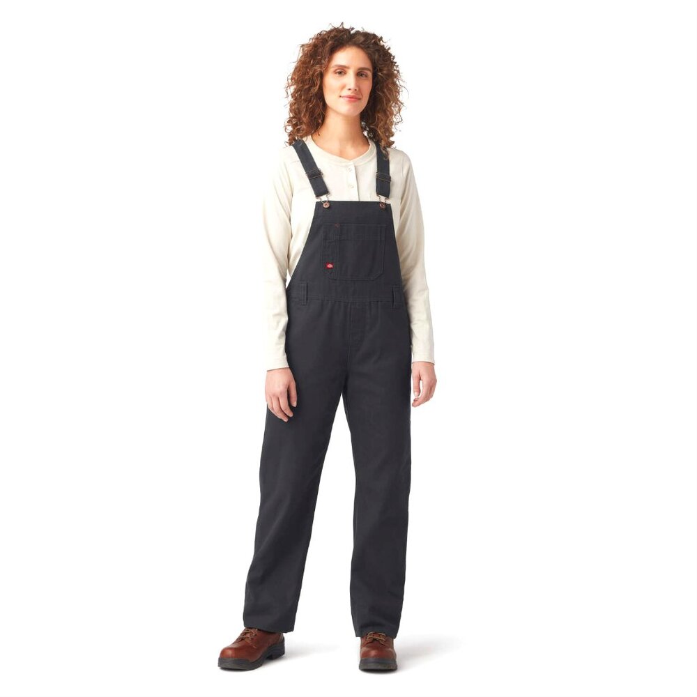 Dickies Women's Medium Black Bib Overalls